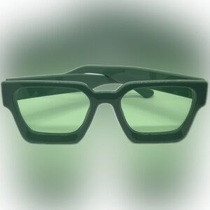 Green Lunette De Soleil Homme Sunglasses